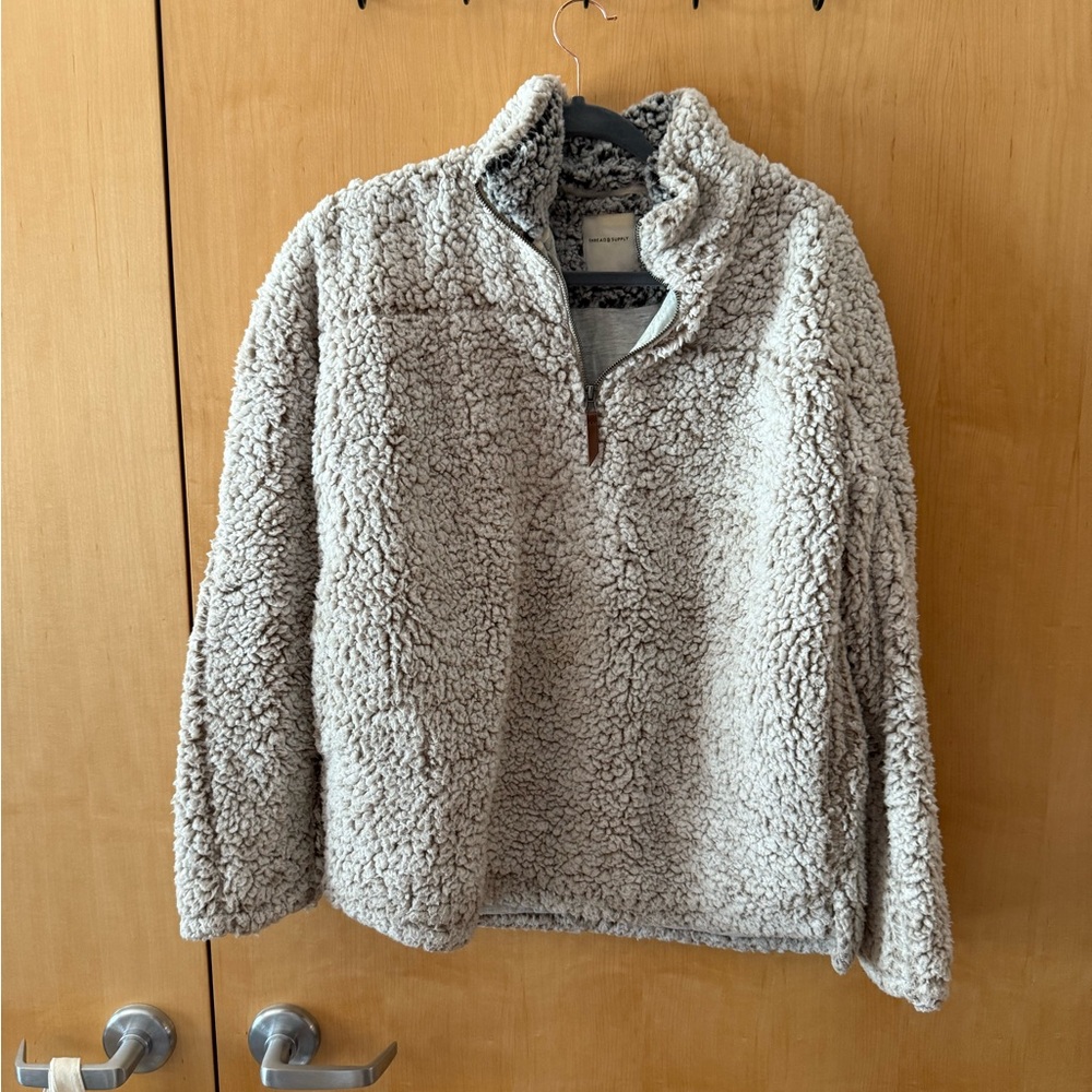 Cozy Cream Sherpa Pullover